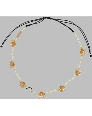 Marc Jacobs Elegant Statement Necklace - Grey