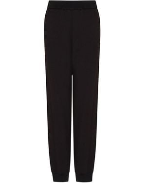 Emporio Armani Cotton Sweatpants - Black
