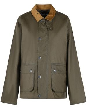 Barbour 'Bedale' Waxed Cotton Jacket - Green