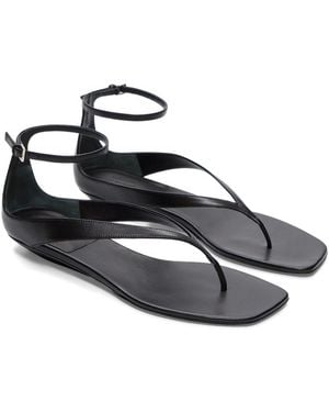Loulou de Saison Zio Mini Wedge Sandals - Metallic