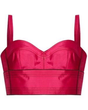 Tory Burch Kurzes Spaghetti-Trägertop - Pink