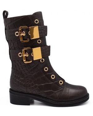 Giuseppe Zanotti Leather Boots - Black