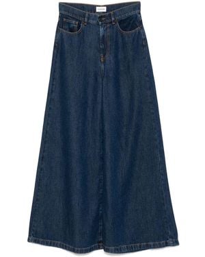P.A.R.O.S.H. Jeans Weitbeinjeans - Blau