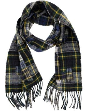 Polo Ralph Lauren Wool Blend Check Scarf - Black