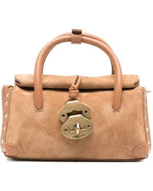 Zanellato Dotta Baby Lederhandtasche - Braun