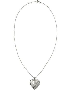 PUCCI Heart Pendant Necklace - White