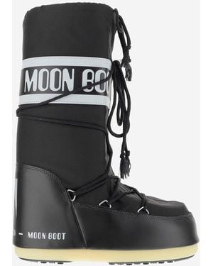 Moon Boot Icon Nylon High Boots - Black