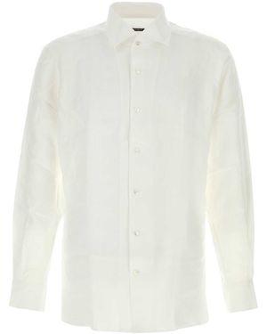 ZEGNA Linen Shirt - White