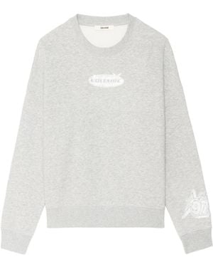 Zadig & Voltaire Mira Pmo Motocross Strass - White