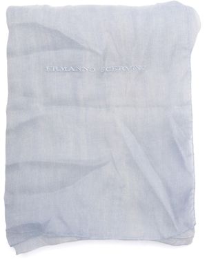Ermanno Scervino Silk Scarf - Blue