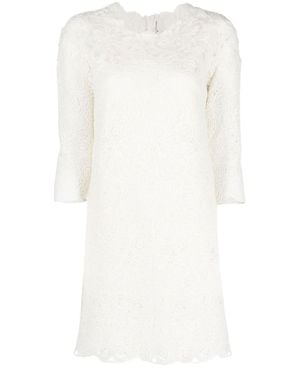 Ermanno Scervino Kleid Aus Guipure-Spitze - Weiß
