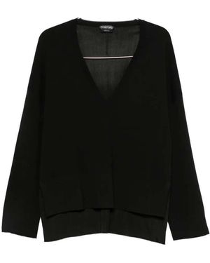 Tom Ford Sweater Met V-Hals - Zwart