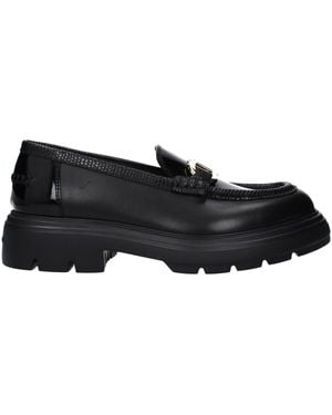 Ferragamo Mocassini Brooke Dames Verf Zwart