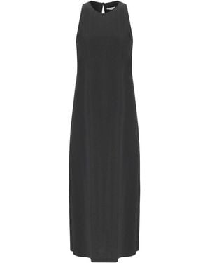 Harris Wharf London Sleeveless Long Dress - Black