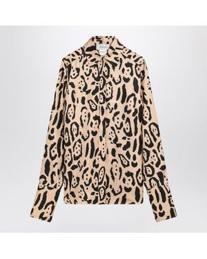 Sportmax Animal Print Shirt - Natural
