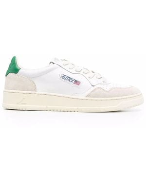 Autry Turnschuhe mit Anwendung - Weiß