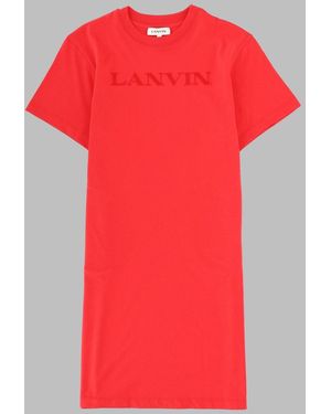 Lanvin Vestido Corto - Red