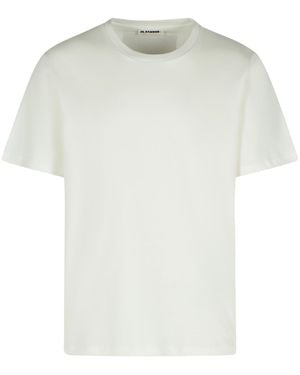 Jil Sander Cotton T Shirt - White