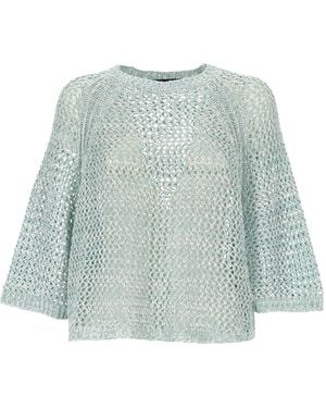Fabiana Filippi Sighi Di Sea Crew Neck - Blu
