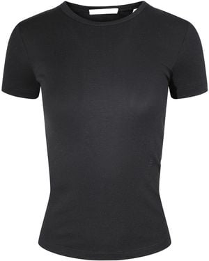 Helmut Lang Haut Shrunken Nervuré - Blanc