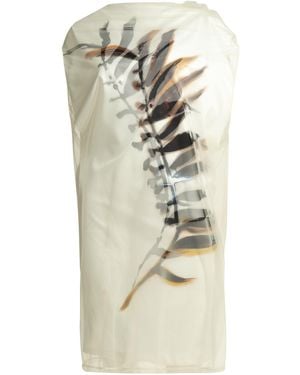 Max Mara Asymmetrical Short Dress - White