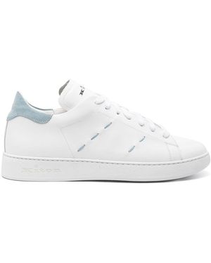 Kiton Sneakers Mit Schnürung - Weiß