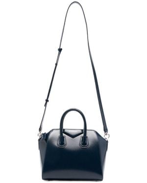 Givenchy Antigona Mini Leather Handbag - Blue