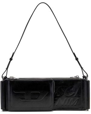 DIESEL Flag Shoulder Bag - Black