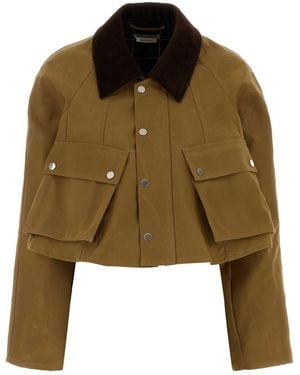 JW Anderson Camel Cotton Jacket - Brown