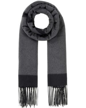 Saint Laurent Large Ysl Jacquard S - Black