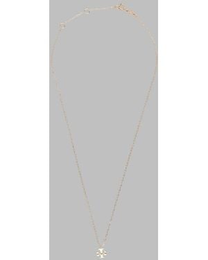 Tory Burch Elegant Mini Statement Necklace - White
