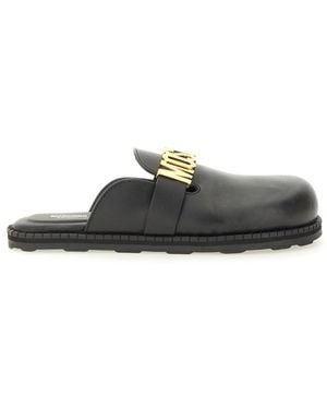 Moschino Sabot mit Logo -Schriftzug - Grün