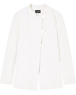 Emporio Armani Guro Collar Jacket - White