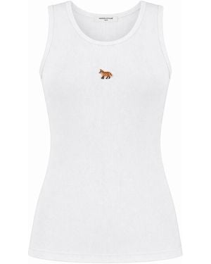 Maison Kitsuné Top "Baby Fox" - White