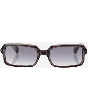 Carven Quadratische Acetat -Sonnenbrille - Rot