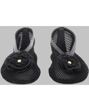 Ganni Sustainable Chic Slip-On Flats - Black