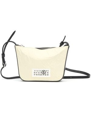 MM6 by Maison Martin Margiela Borsa A Spalla Numeric Mini - Neutro