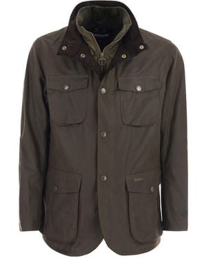Barbour Ogston - Waxed Cotton Jacket - Black