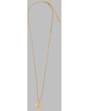 Versace Iconic Medallion Necklace For - White
