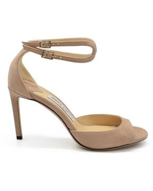Jimmy Choo Lane 85 Sandals - Metallic