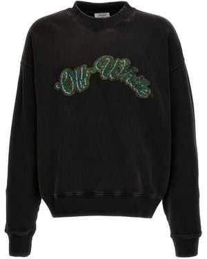 Off-White c/o Virgil Abloh Bacchus Skate' Sweatshirt - Black