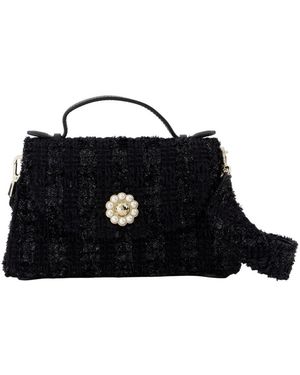 Simone Rocha Schicke Baumwoll Schwarze Handtasche