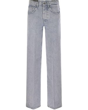Dondup Jacklyn Wide Leg Jeans - Grey