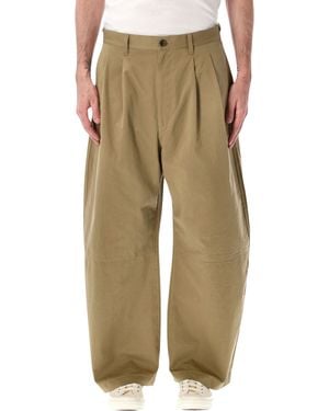 Comme des Garçons Wide Leg Pants Cotton - Natural