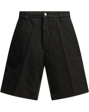 Carhartt Walter Single Knee Utility Cotton Shorts - Black