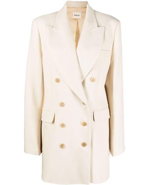 KHAITE Blazer Met Dubbele Rij Knopen - Naturel