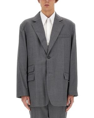 Helmut Lang Virgin Wool Jacket - Grey