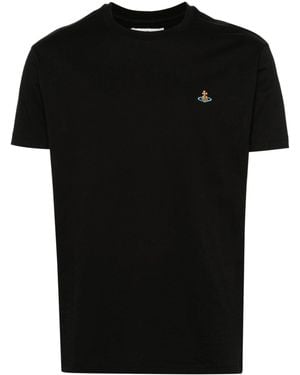 Vivienne Westwood Classic T Shirt Orb - Black