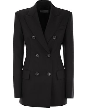 Sportmax Egeo Tight Fitting Wool Caban in Natural | Lyst Canada