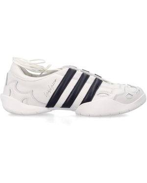 Y-3 Regu Mary Jane Leather Shoes - White